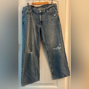 GAP Women's Blue Straight Leg Jeans